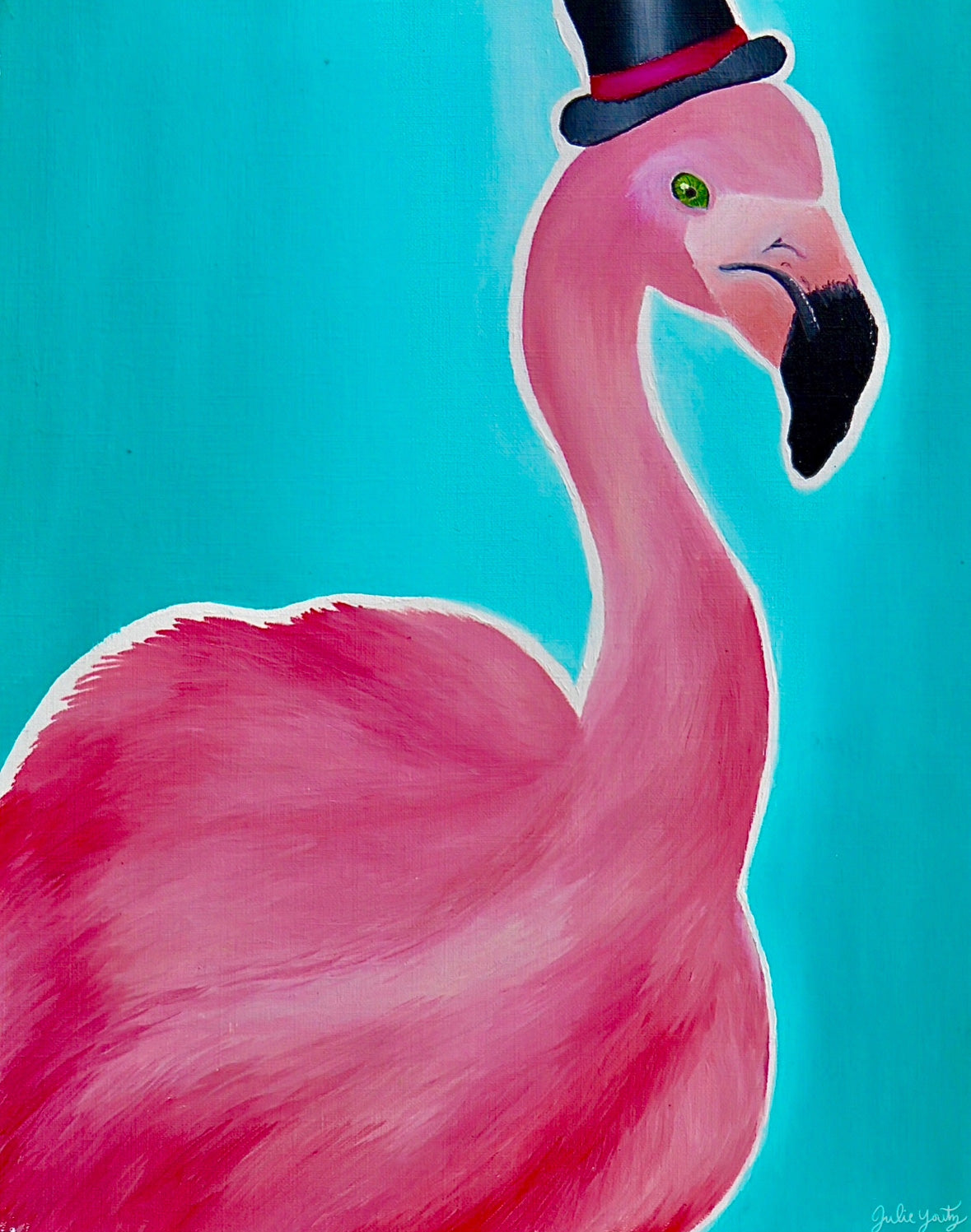 Flamingo print
