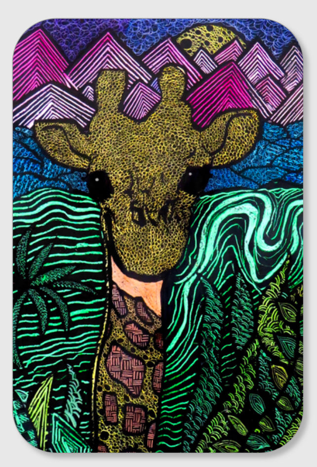 Giraffe Sticker