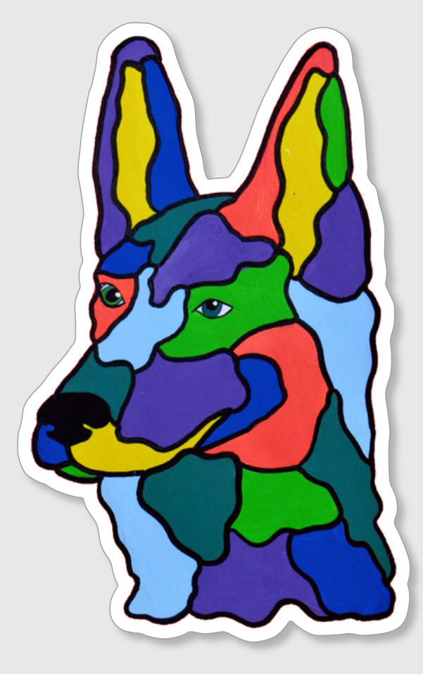 German Shepherd Sticker