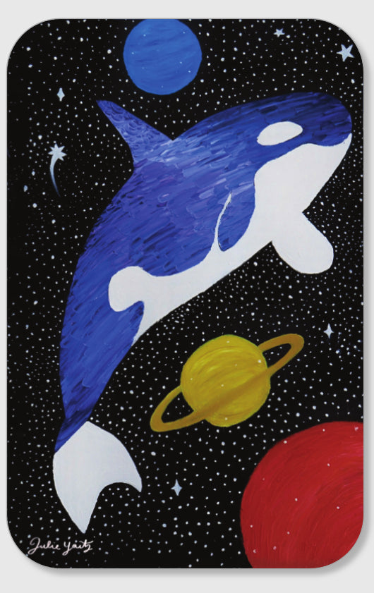 Space Whale Sticker