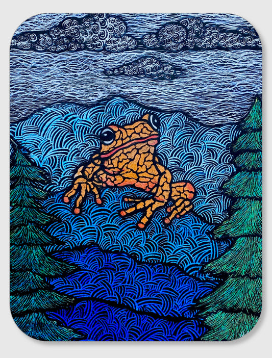 Frog Mountain Sticker